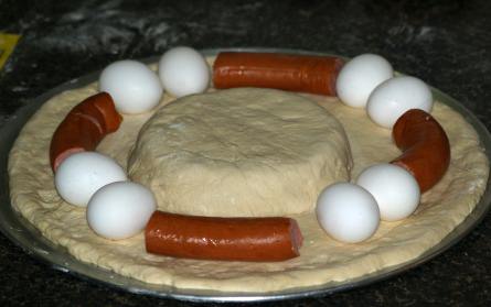 Sausage Egg Bread Step 4