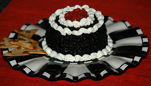 Savory Caviar Cheesecake Appetizer