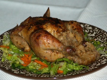 Savory Stuffed Cornish Hen Recipe