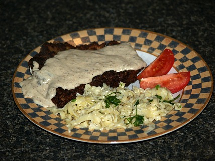 Cooking for One Veal Schitzel