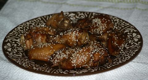 sesame chicken wings