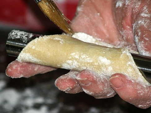 Shaping Cannoli Dough Step 3