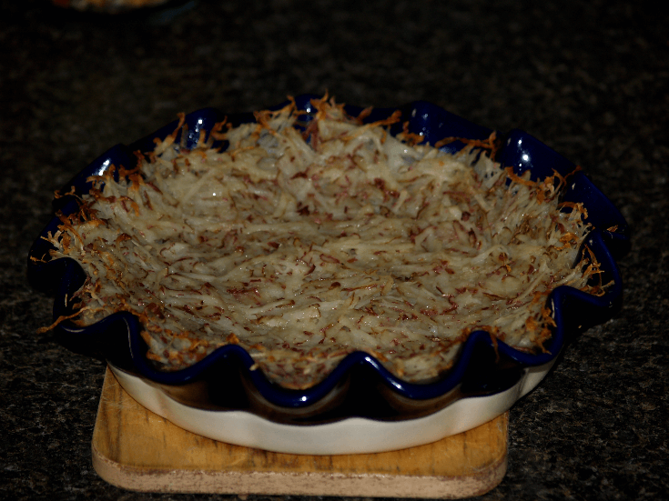 Shredded Potato Crust