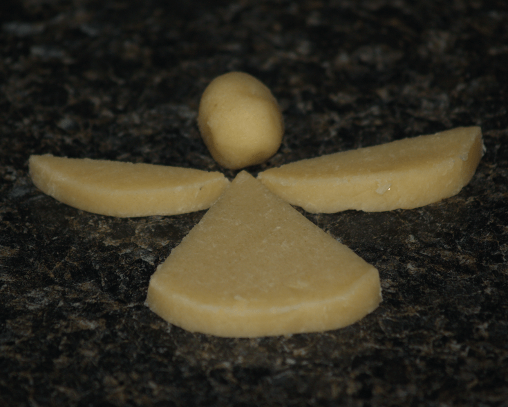 Christmas Angel Slice Cookie