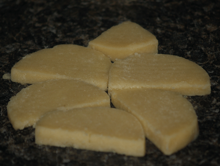 Christmas Tree Shape Slice Cookies