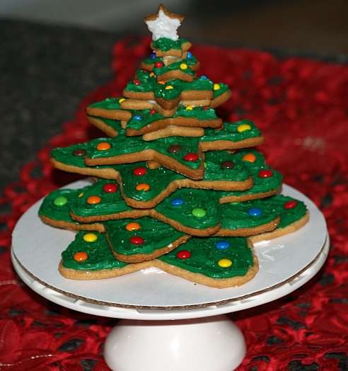 Star Cookie Christmas Tree