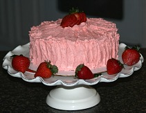 how to make strawberry cake