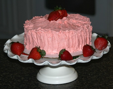 strawberry layer cake recipe