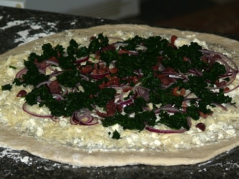 Layer Dough with Spinach