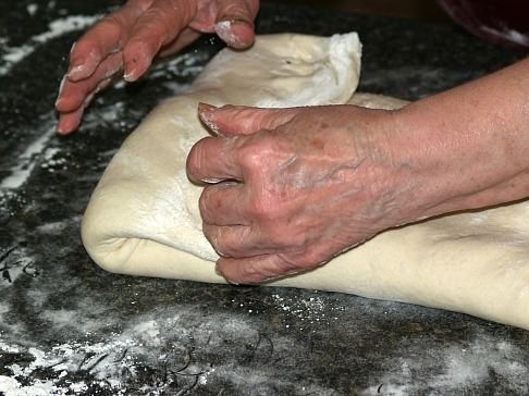 Fold Sides of Dough