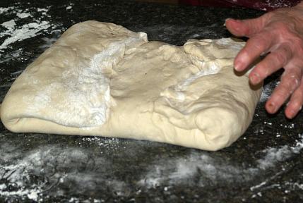 Fold Sides of Dough to Make Square