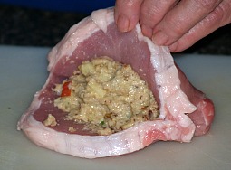 Stuffing Pork Chop