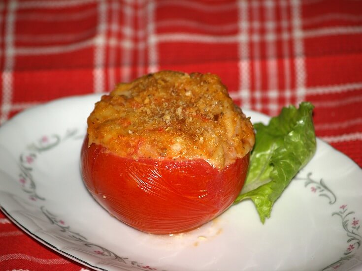 Stuffed Tomatoes Cheese Stuffed Filling Option 2