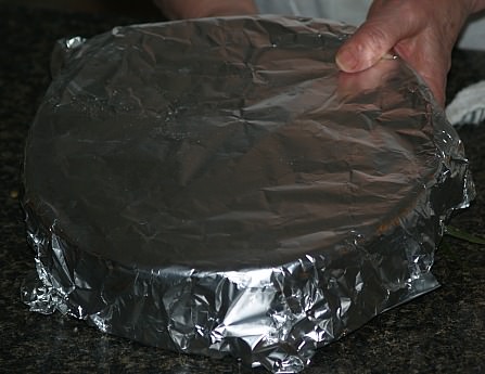 Wrap Pan with Foil