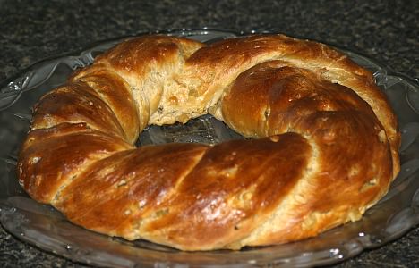 Undecorated Three Kings Bread