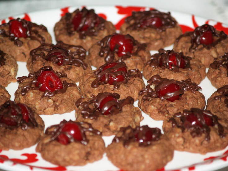 Chocolate Thumbprint Cookies