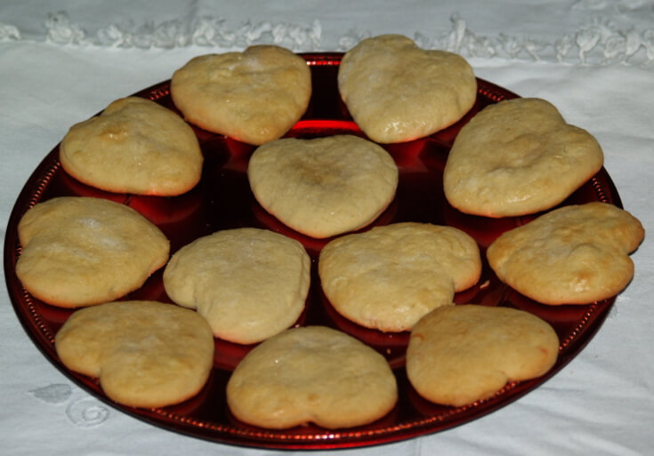 Cherry Filled Heart Cookies