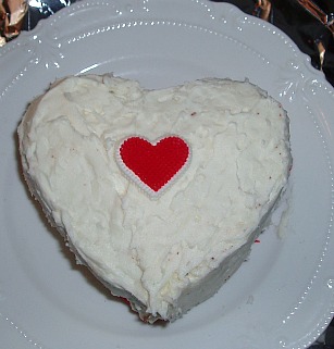 Chocolate Cake Recipe Baked in a Heart Pan