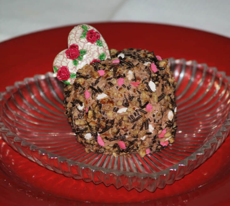 Chocolate Ice Cream Confetti Balls