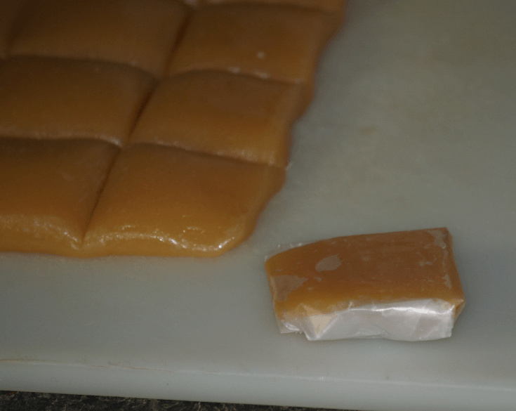 Vanilla Caramel Candy Recipe Wrapped