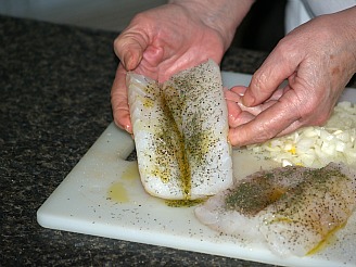 Seasoned Cod Ready to Bake