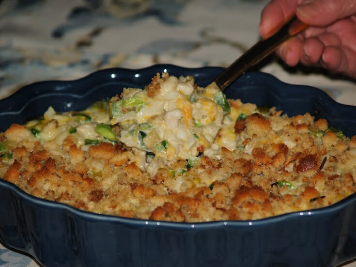 Baked Hominy with Cheese