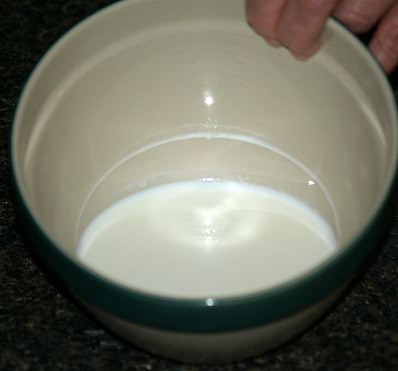 Day One 2 Cups of Milk Left Out on Counter Top