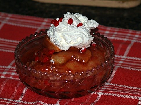 Apple Dumpling Recipe Served