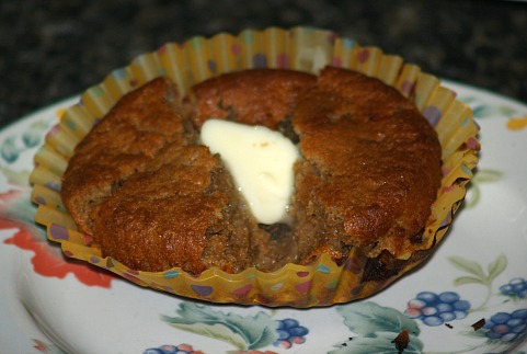 Applesauce Raisin Muffins