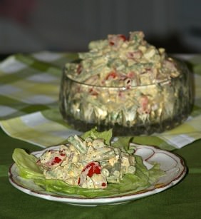 fresh asparagus salad