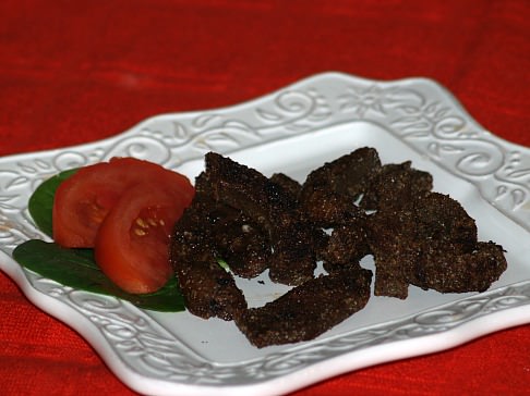 Deep fried Beef Liver