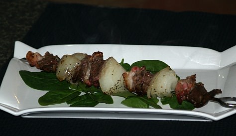 Beef Liver Skewers