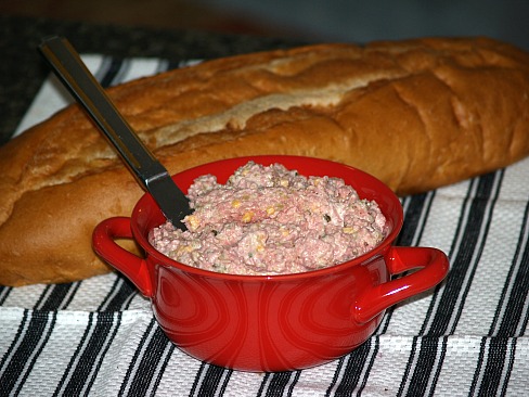 Ham Salad Sandwich Recipe or Bologna Salad