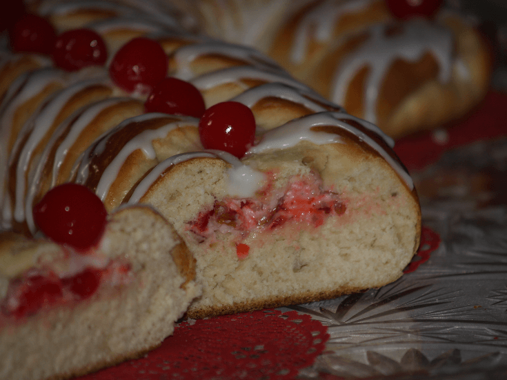 Candy Cane Coffee Cake