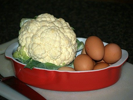 cauliflower and eggs