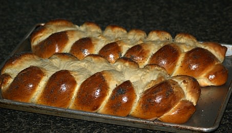 Two Loaves of Challah Bread
