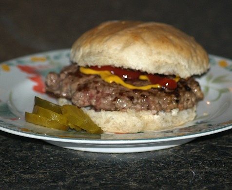 Chewy Bun with Hamburger