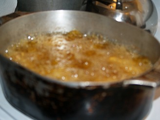 Hot Frying Oil