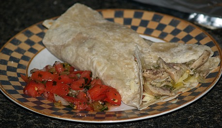 How to cook a Chicken burrito recipe