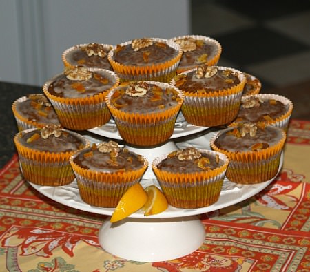 How to Make Cranberry Pumpkin Muffins with an Orange Glaze
