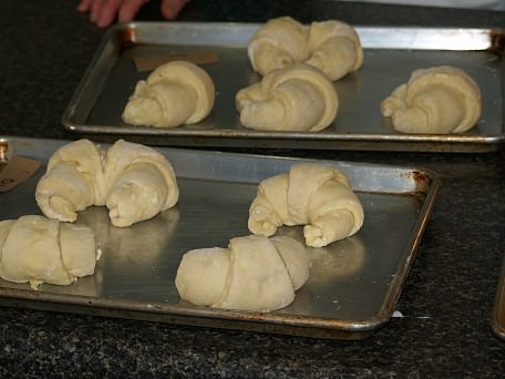 Risen Croissant Rolls Risen Croissant Rolls
