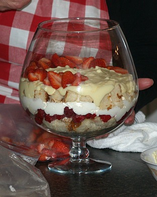 English Trifle Assembly