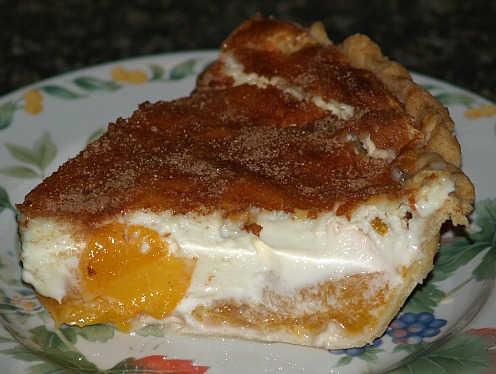 Peach and Cream Cheese Pie