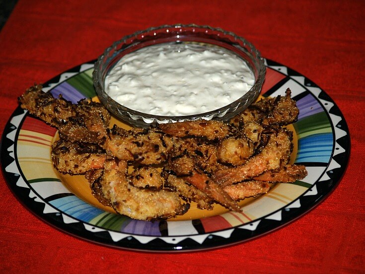 Fried Coconut Shrimp with Pina Colada Sauce