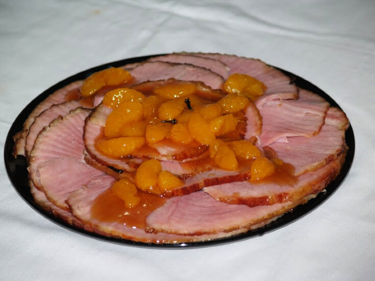 Baked Ham with Orange Sauce