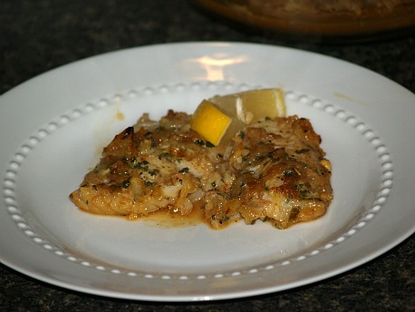 Baked Fish of Sole with Homemade Soy Sauce