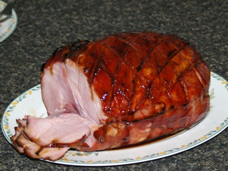 How to Cook a Ham with a Bourbon Glaze