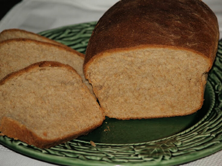Crusty Honey Wheat Bread
