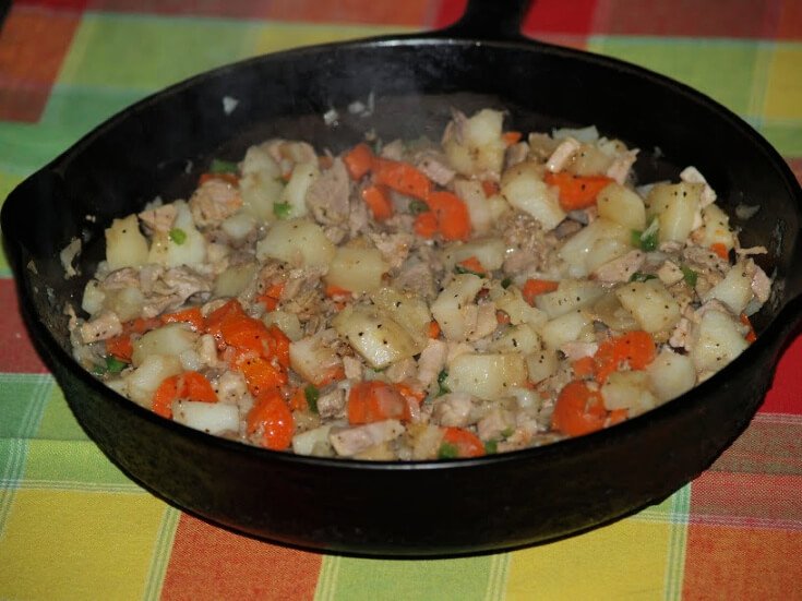 Cooking Pork Hash