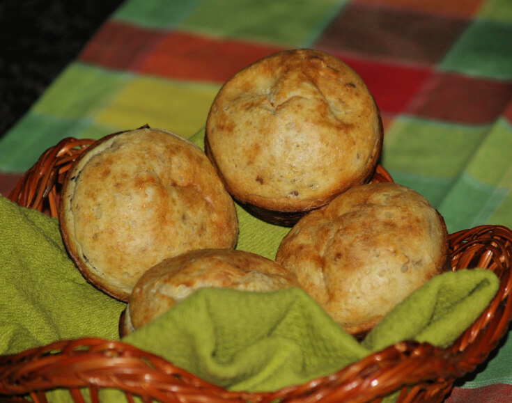 Fresh Baked Pecan Popovers Recipe